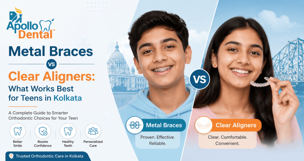 Metal braces vs clear aligners
