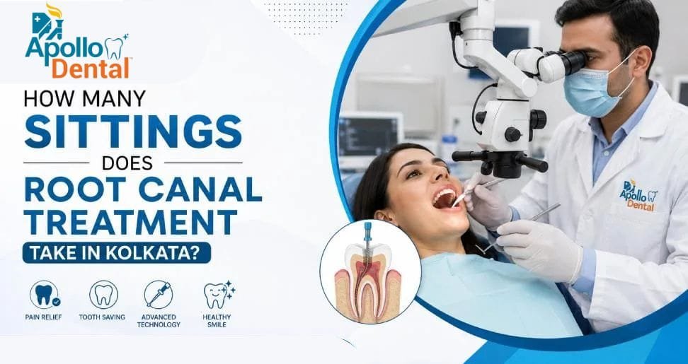 How Many Sittings Does Root Canal Treatment Take in Kolkata?